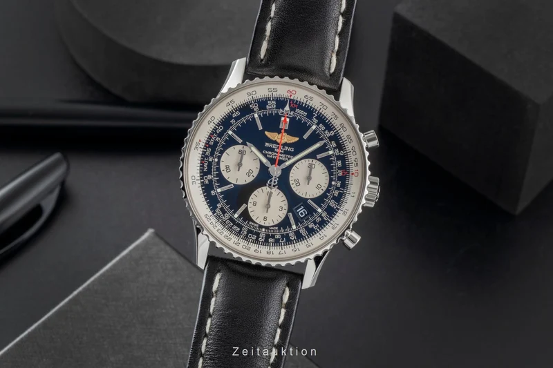 Breitling Navitimer 01 chronograph steel automatic men's watch AB012012/BB01 LP: 9300EUR [2600131]