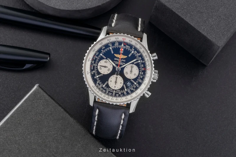 Breitling Navitimer 01 chronograph steel automatic men's watch AB012012/BB01 LP: 9300EUR [2600131]