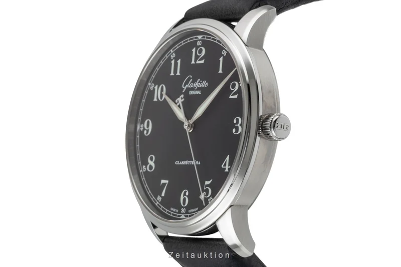 Glashütte Senator steel automatic men's watch 1-36-01-03-02-01 LP: 9600EUR [2600169]
