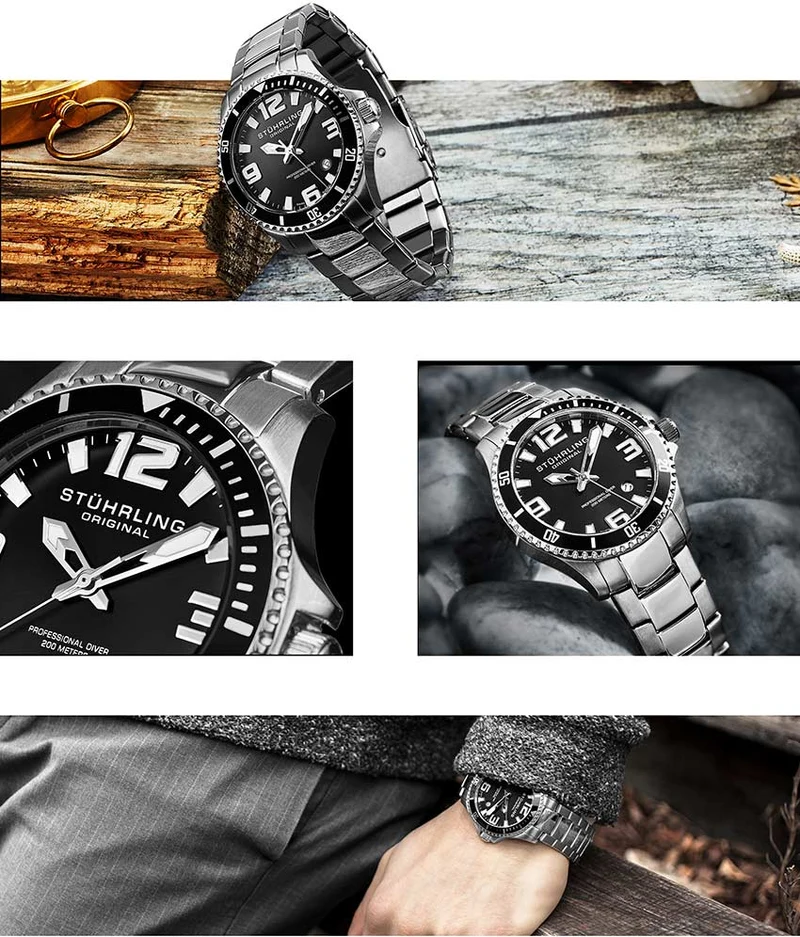 Stührling Regatta Champion 395 Quartz 42mm Diver