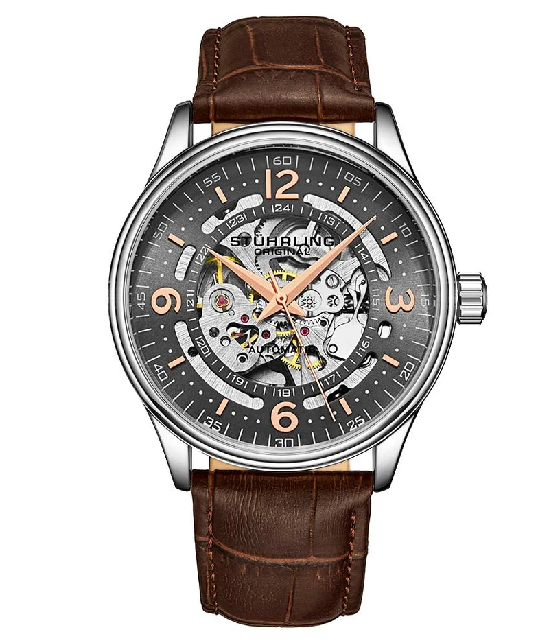 Stührling Denmark 3947 Automatic 42mm Skeleton