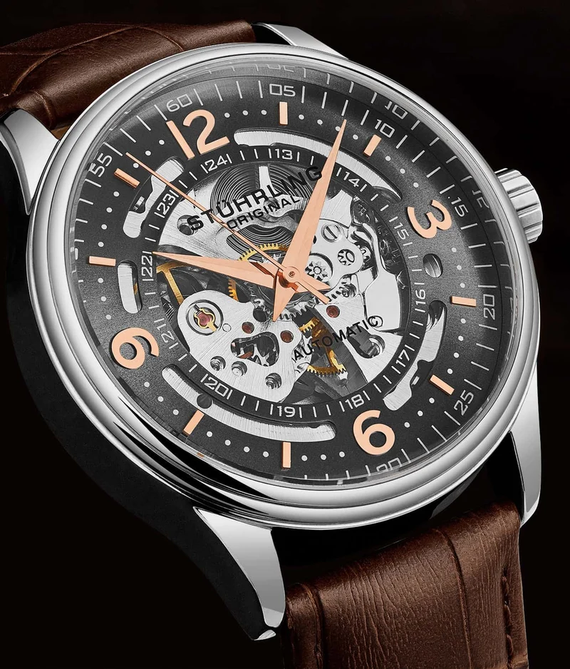 Stührling Denmark 3947 Automatic 42mm Skeleton
