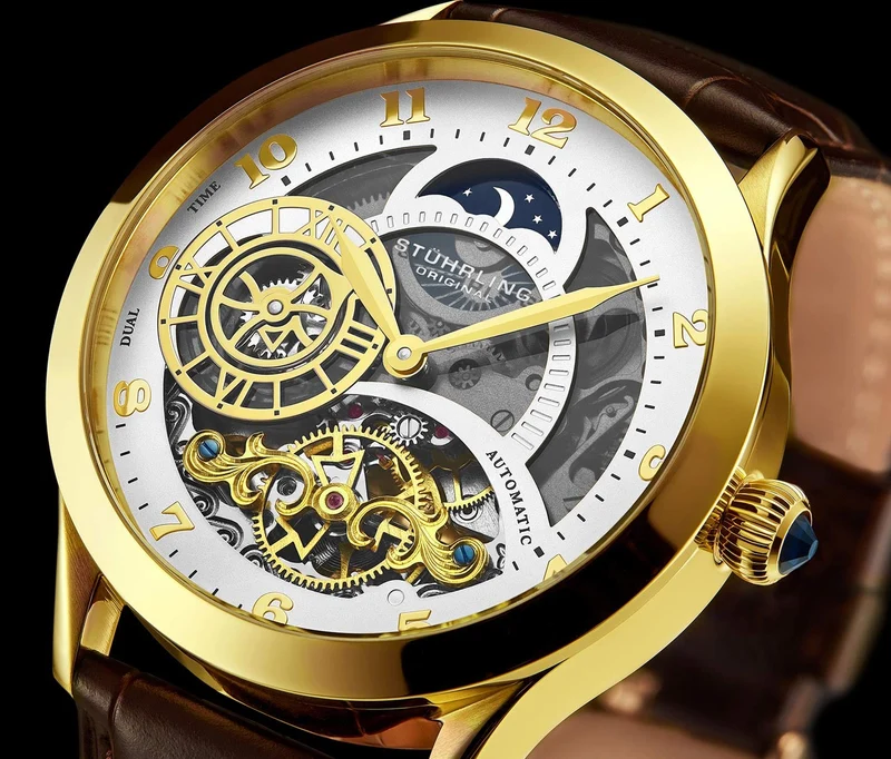 Stührling Radiant 925 Automatic 44mm Skeleton