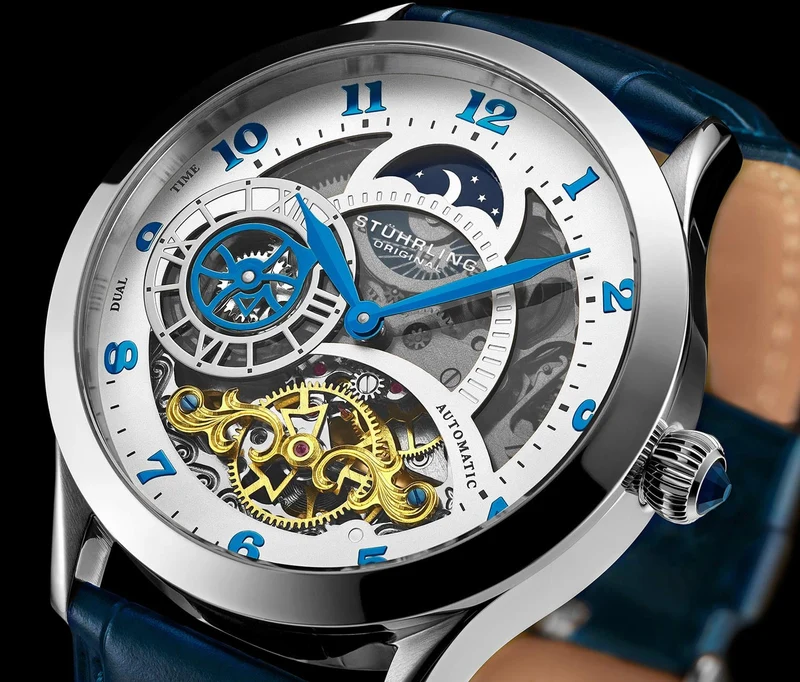 Stührling Radiant 925 Automatic 44mm Skeleton