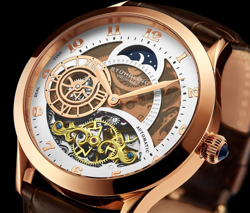 Stührling Radiant 925 Automatic 44mm Skeleton