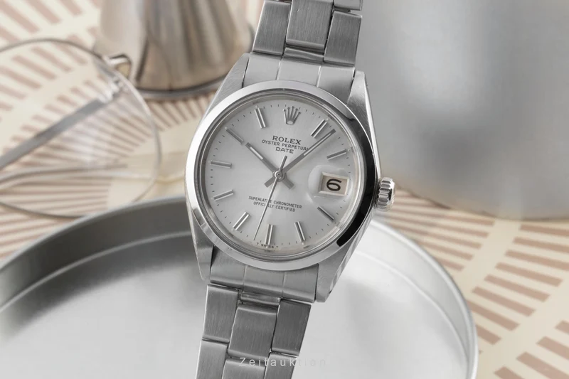 Rolex Date steel automatic men's watch 1500 Vintage [2505292]