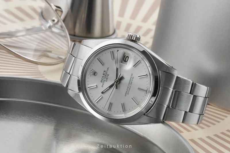 Rolex Date steel automatic men's watch 1500 Vintage [2505292]
