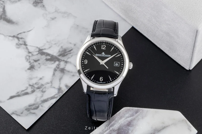 Jaeger LeCoultre Master Control steel automatic men's watch Q1548470 , 176.8.40.S LP: 10300EUR [2600193]