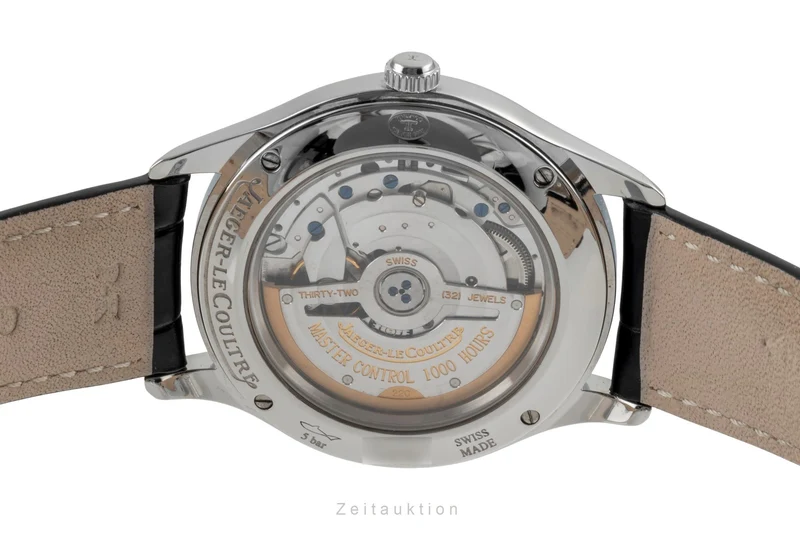 Jaeger LeCoultre Master Control steel automatic men's watch Q1548470 , 176.8.40.S LP: 10300EUR [2600193]