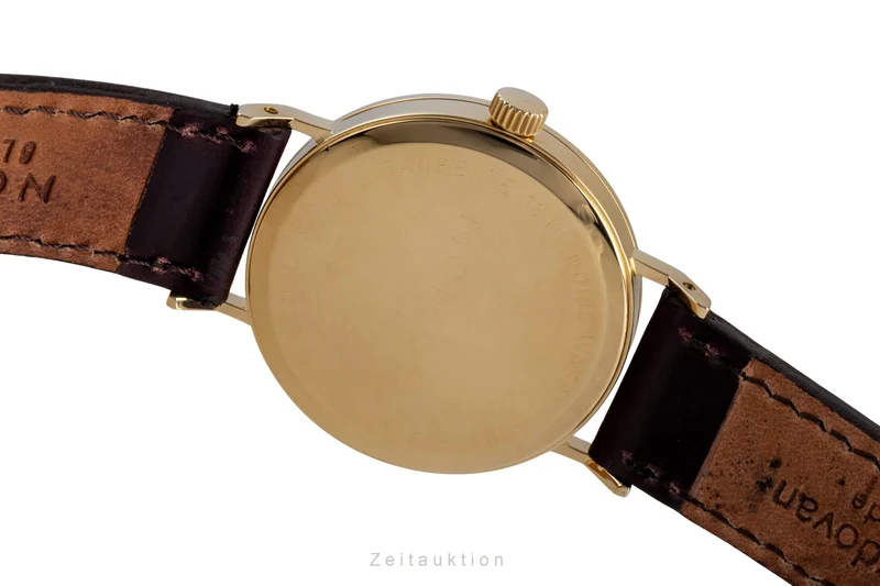 Nomos Tangente 18 ct gold manual winding unisex Tangente Gold [2600223]
