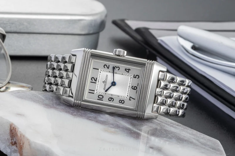 Jaeger LeCoultre Reverso steel quartz women's watch Q2618130 ,211.8.47 [2600240]