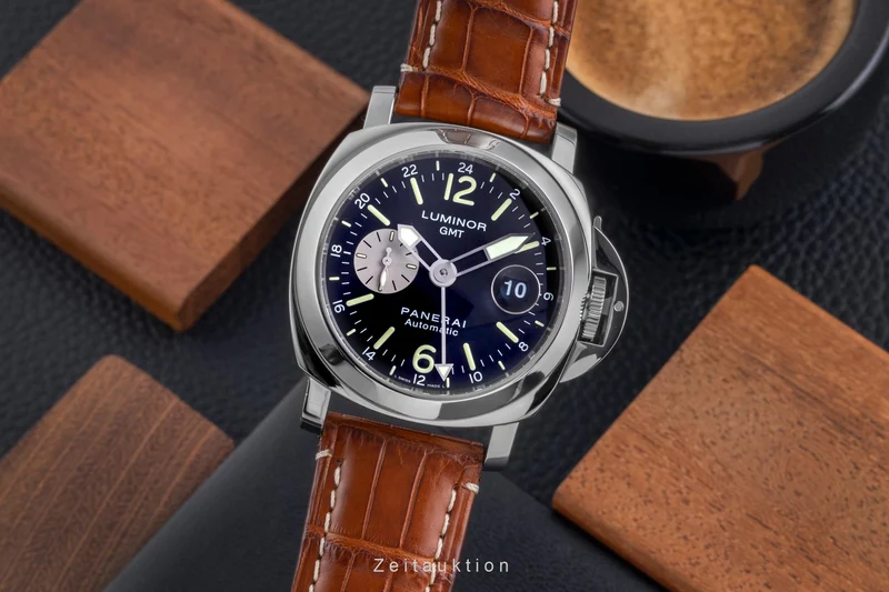 Panerai Luminor GMT steel automatic men's watch PAM00088 [2507289]