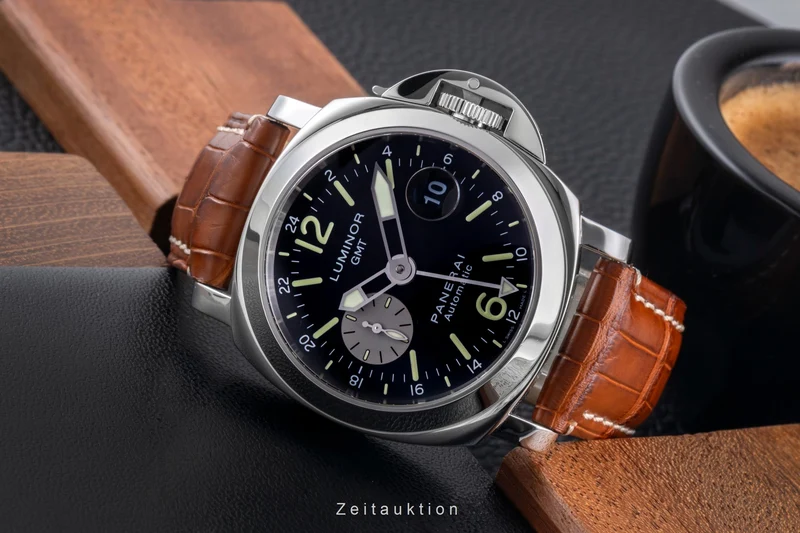 Panerai Luminor GMT steel automatic men's watch PAM00088 [2507289]