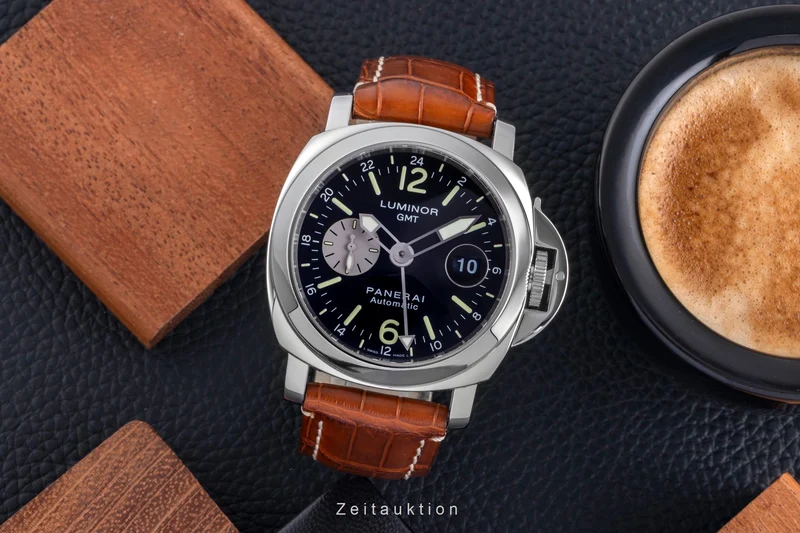 Panerai Luminor GMT steel automatic men's watch PAM00088 [2507289]