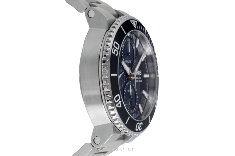Oris Aquis Date chronograph steel automatic men's watch 01 774 7743 4155-07 8 24 05PEB LP: 3700EUR [2507472]