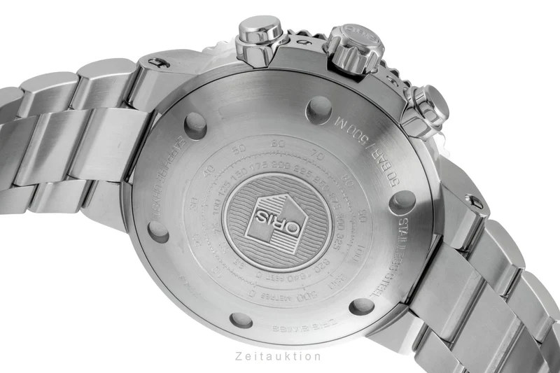 Oris Aquis Date chronograph steel automatic men's watch 01 774 7743 4155-07 8 24 05PEB LP: 3700EUR [2507472]