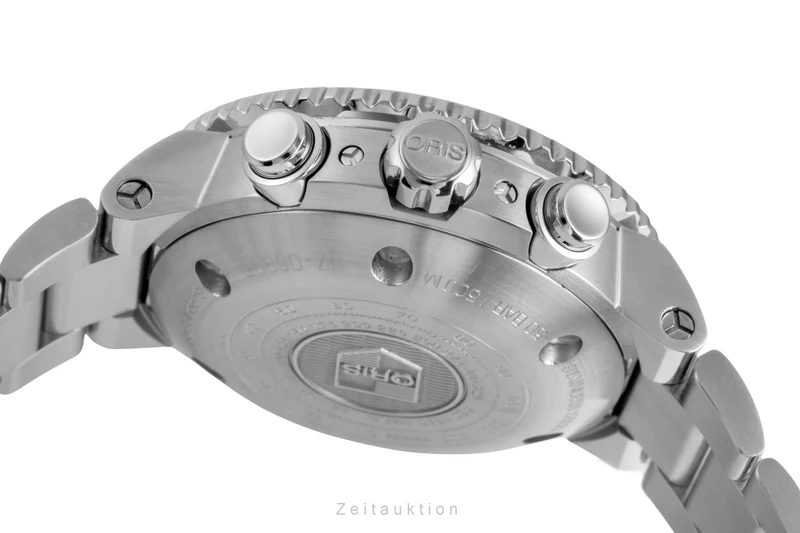 Oris Aquis Date chronograph steel automatic men's watch 01 774 7743 4155-07 8 24 05PEB LP: 3700EUR [2507472]