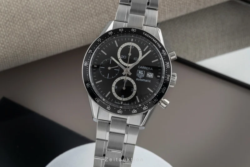 Tag Heuer Carrera chronograph steel automatic men's watch CV2010.BA0788 LP: 7500EUR [2507437]