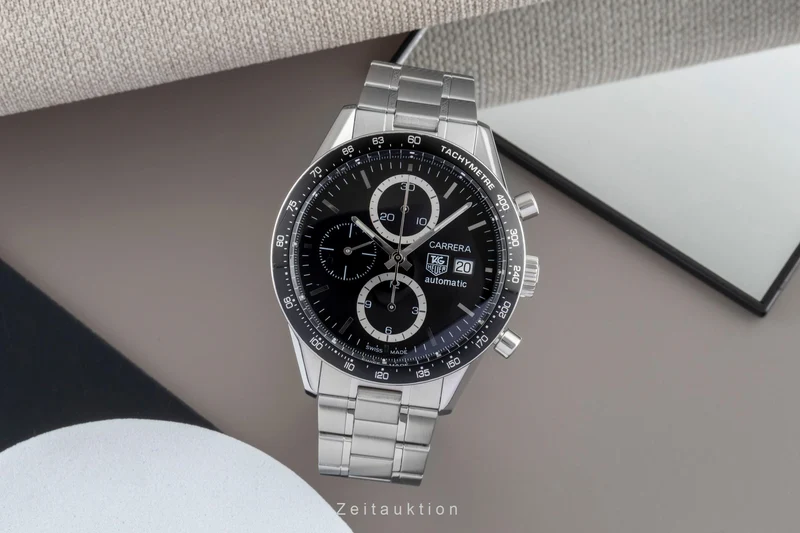 Tag Heuer Carrera chronograph steel automatic men's watch CV2010.BA0788 LP: 7500EUR [2507437]