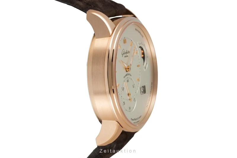 Glashütte PanoMaticLunar 18 ct red gold automatic men's watch 90-02-45-35-04 LP: 21500EUR [2600547]