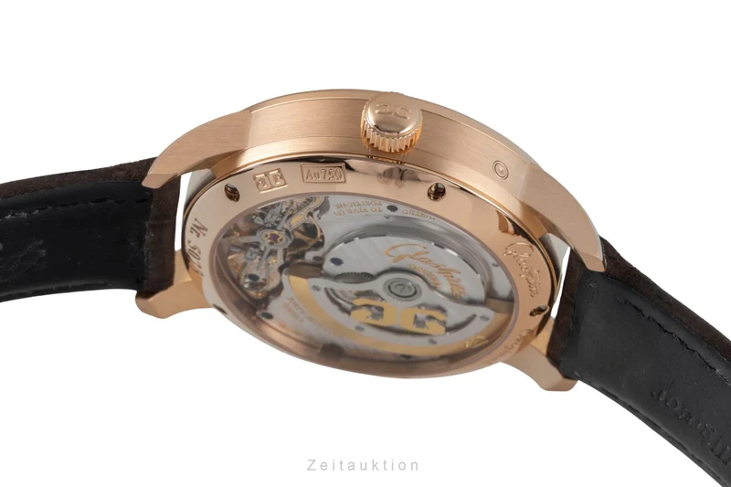 Glashütte PanoMaticLunar 18 ct red gold automatic men's watch 90-02-45-35-04 LP: 21500EUR [2600547]