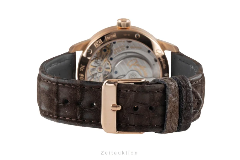 Glashütte PanoMaticLunar 18 ct red gold automatic men's watch 90-02-45-35-04 LP: 21500EUR [2600547]