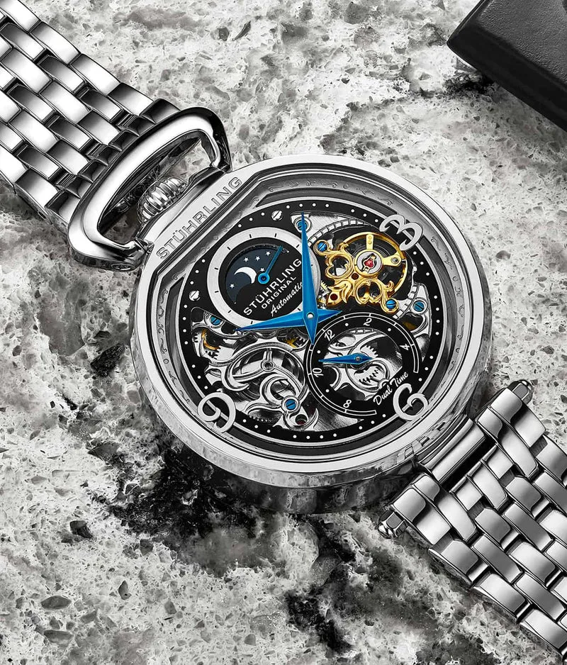 Stührling 889B Automatic 46mm Skeleton