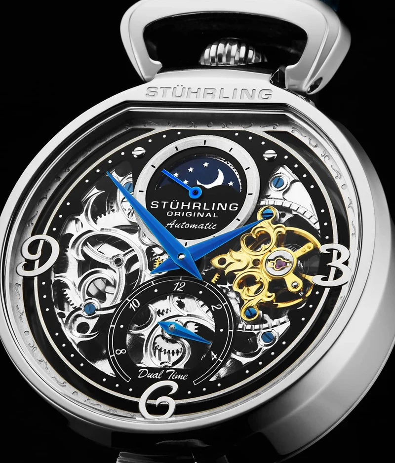 Stührling 889B Automatic 46mm Skeleton