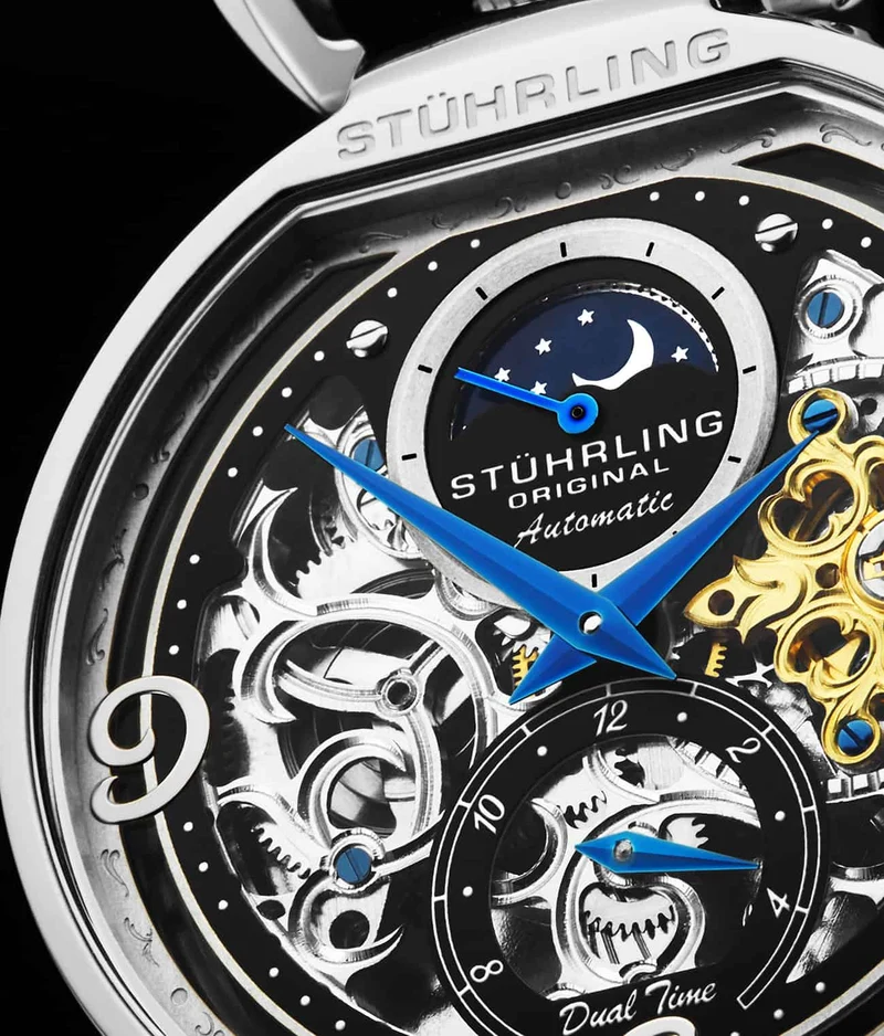 Stührling 889B Automatic 46mm Skeleton