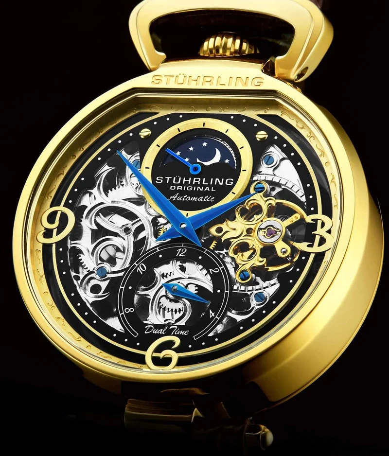 Stührling 889B Automatic 46mm Skeleton