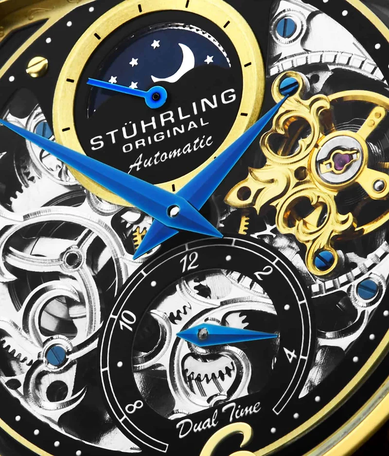 Stührling 889B Automatic 46mm Skeleton