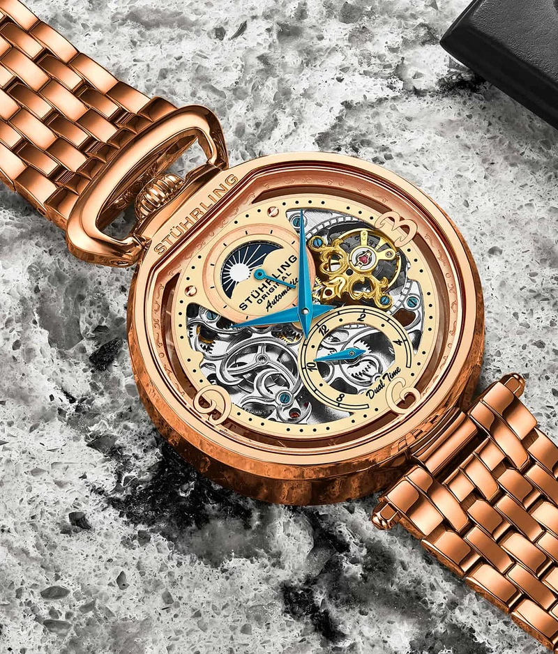 Stührling 889B Automatic 46mm Skeleton