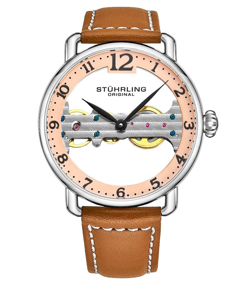 Stührling Bridge 3914 Mechanical 42mm Skeleton