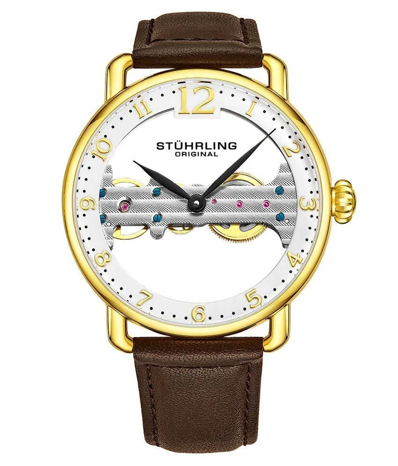 Stührling Bridge 3914 Mechanical 42mm Skeleton