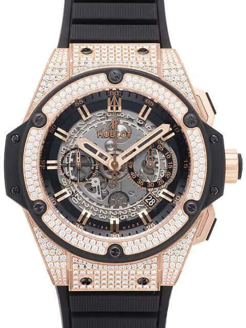 Hublot King Power Unico 701.OX.0180.RX.1704 King Gold Diamond Pavé