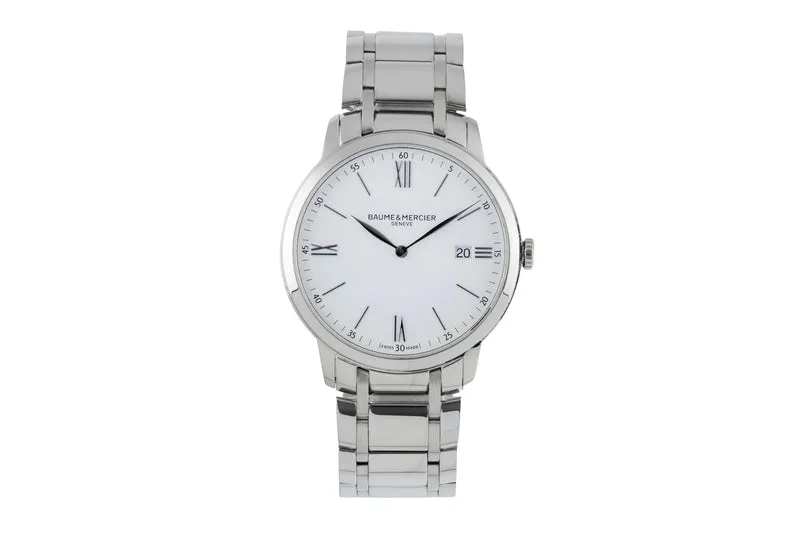 Baume & Mercier Classima steel quartz men's watch M0A10354 65809 LP: 1550EUR [2600334]