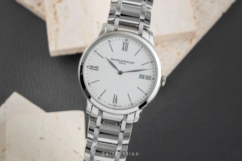 Baume & Mercier Classima steel quartz men's watch M0A10354 65809 LP: 1550EUR [2600334]
