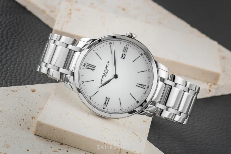 Baume & Mercier Classima steel quartz men's watch M0A10354 65809 LP: 1550EUR [2600334]