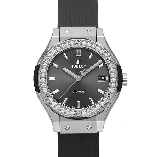 Hublot Classic Fusion Automatic Racing Grey Titanium Diamonds 38mm