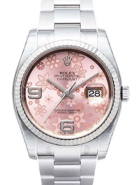 Rolex Datejust 36 116234 Pink Floral