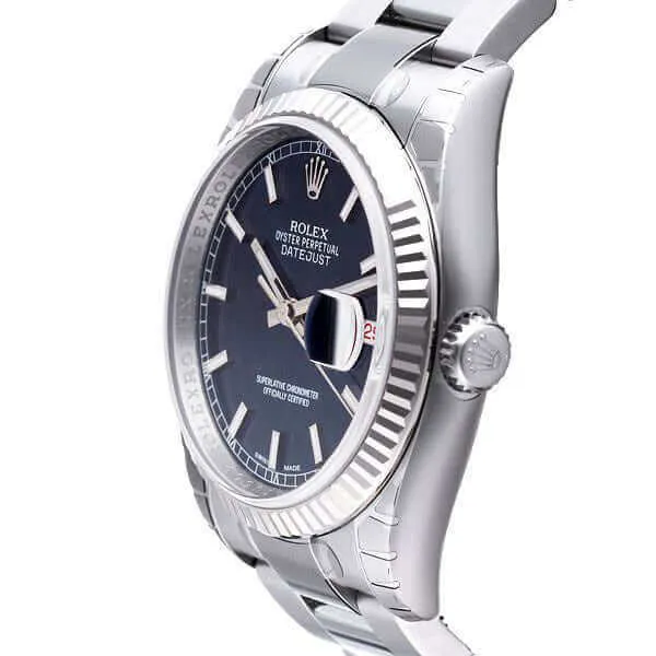 Rolex Datejust 36 116234 Blau Index