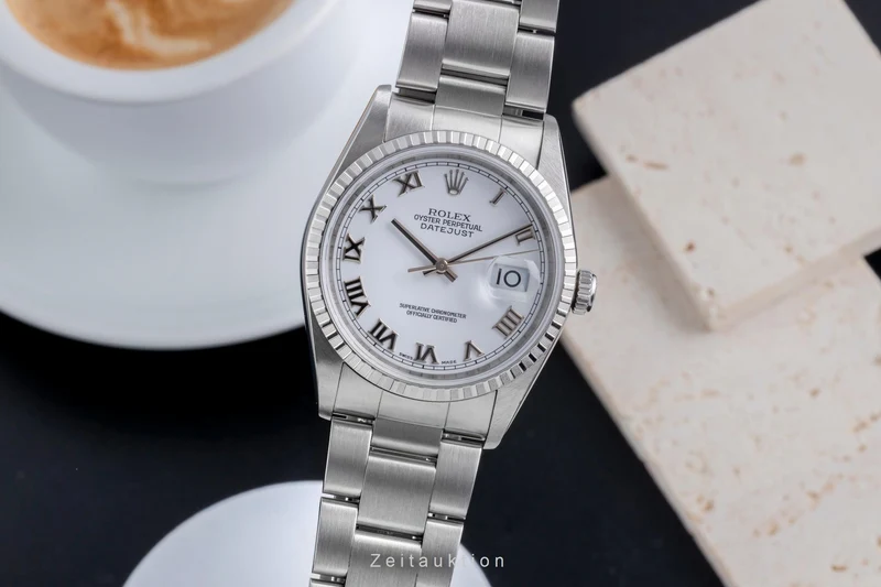 Rolex Datejust steel automatic men's watch 16220 [2507365]