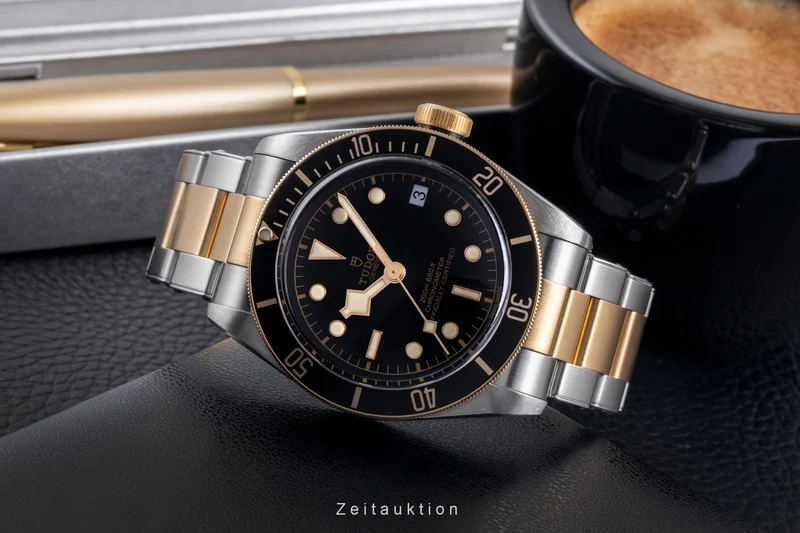 Tudor Black Bay steel / gold automatic men's watch 79733N-0008 LP: 7040EUR [2507507]