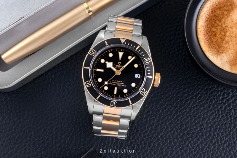 Tudor Black Bay steel / gold automatic men's watch 79733N-0008 LP: 7040EUR [2507507]