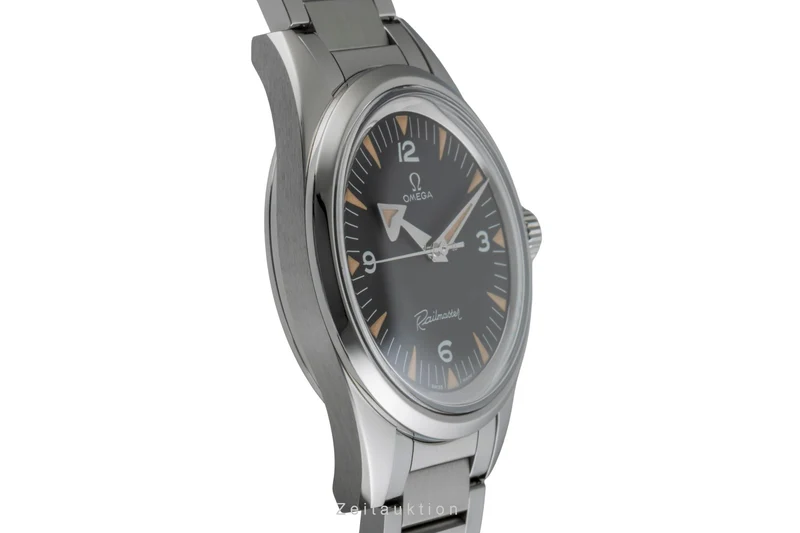 Omega Railmaster steel automatic men's watch 220.10.38.20.01.002 LP: 8200EUR Limited [2600235]