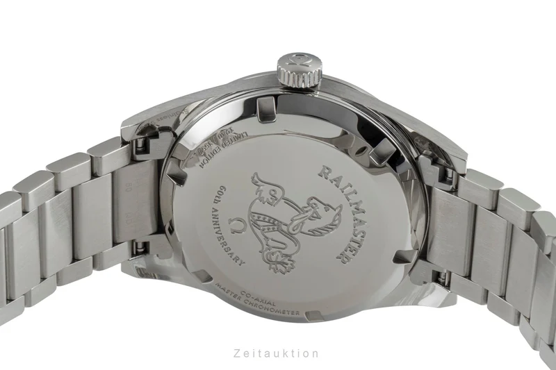 Omega Railmaster steel automatic men's watch 220.10.38.20.01.002 LP: 8200EUR Limited [2600235]