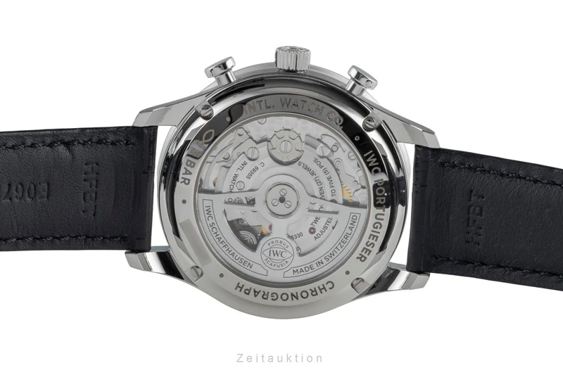 IWC Portugieser chronograph steel automatic men's watch IW371606 LP: 9100EUR [2600329]