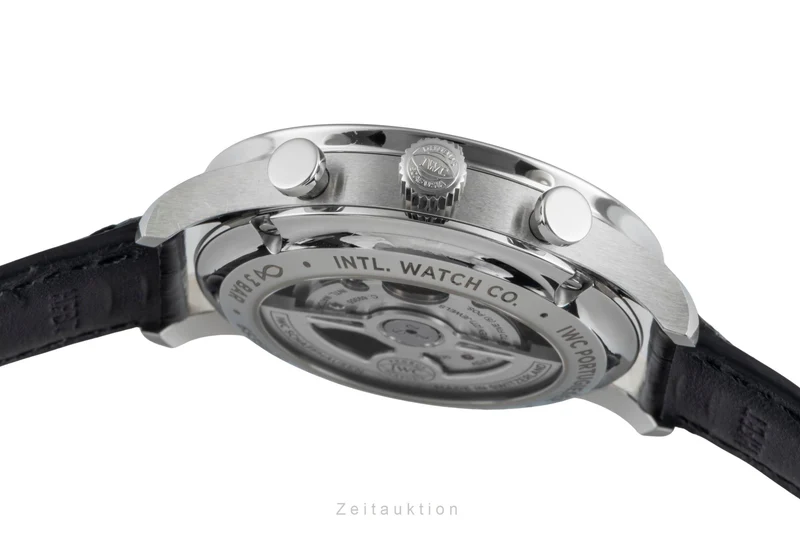IWC Portugieser chronograph steel automatic men's watch IW371606 LP: 9100EUR [2600329]