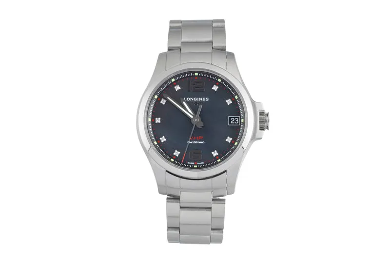 Longines Conquest steel quartz women's watch L3.316.4.88.6 [2507316]