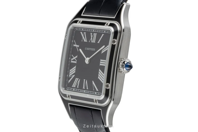 Cartier Santos Dumont steel manual winding men's watch WSSA0046 LP: 8350EUR [2600117]